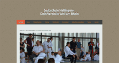 Desktop Screenshot of judo-haltingen.de