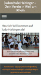 Mobile Screenshot of judo-haltingen.de